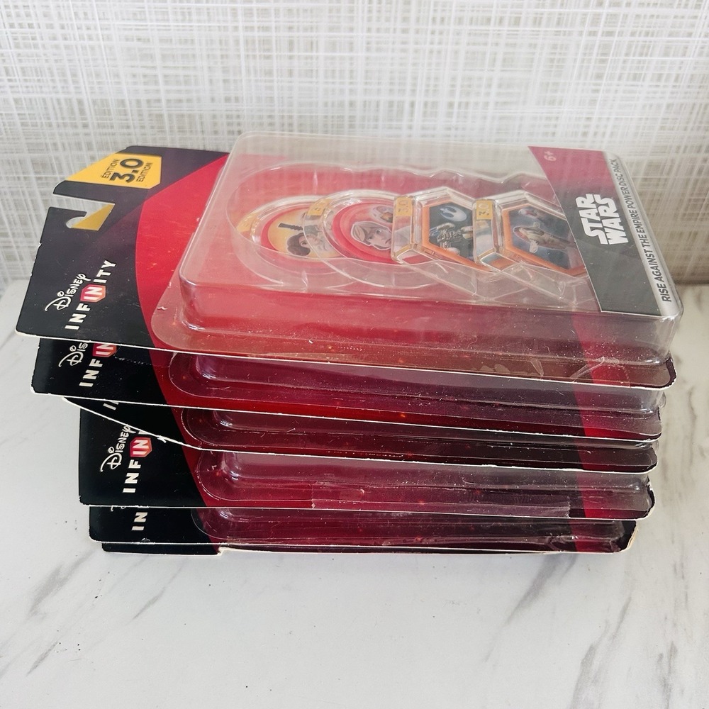 Disney Infinity 3.0 Power Discs 72 Discs Star Wars Tomorrow Land Lot of 18 Packs - Picture 7 of 12